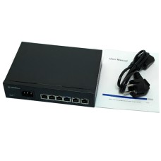 ХАБ 4*100 Mb M-PS4200-V2 PoE (IEEE802.3 af/at/bt) 65W