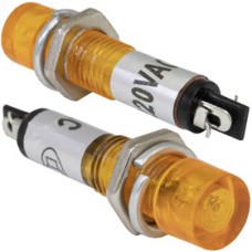 ЛАМПА N-814-Y 220V неоновая желтая