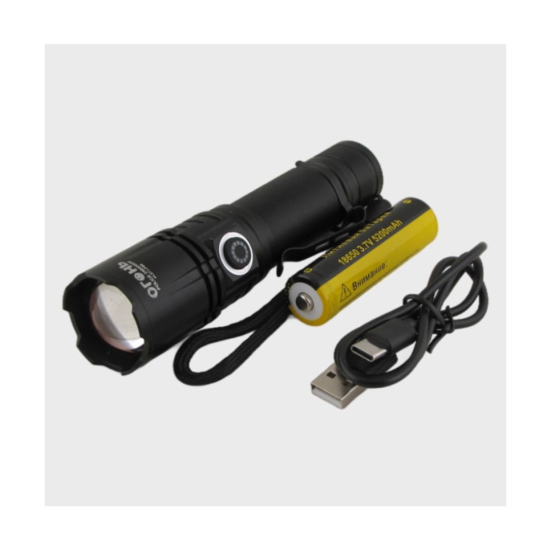 ФОНАРЬ 1Д H-371-P99 АКК 18650, zoom, шнур TYPE-C, индикатор ФОНАРЬ 1Д H-371-P99 АКК 18650, zoom, шнур TYPE-C, индикатор