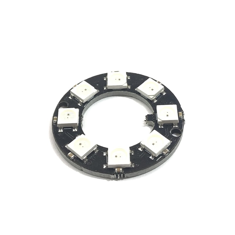 LED-модуль RGB WS2812B 8 LED (КОЛЬЦО) LED-модуль RGB WS2812B 8 LED (КОЛЬЦО)