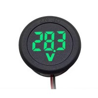 ВОЛЬТМЕТР 4-100В DC LED d 34мм врезной