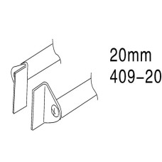 НАСАДКА ZD 409-20 для термопинцета 20мм.