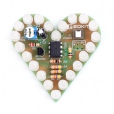 СВЕТОДИОДНОЕ СЕРДЦЕ на LM358 (радиоконструктор)