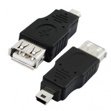 ПЕРЕХОДНИК USB гнездо- USBmini(5pi)