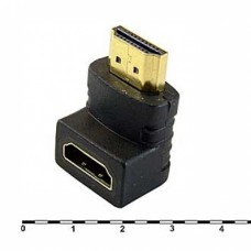 ПЕРЕХОДНИК HDMI гнездо- HDMI штекер угловой